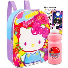 Hello Kitty Mini Backpack for Girls Set - Bundle with 11" Hello Kitty Backpac...