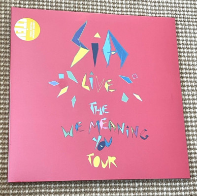SIA - Live (The We Meaning You Tour) - 2x YELLOW VINYL LP - RSD 2016 - SEALED M+