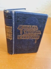 REV. W. WINDLE The Scripture Text Book for Daily Use - small (11cm x 7cm)  1880s