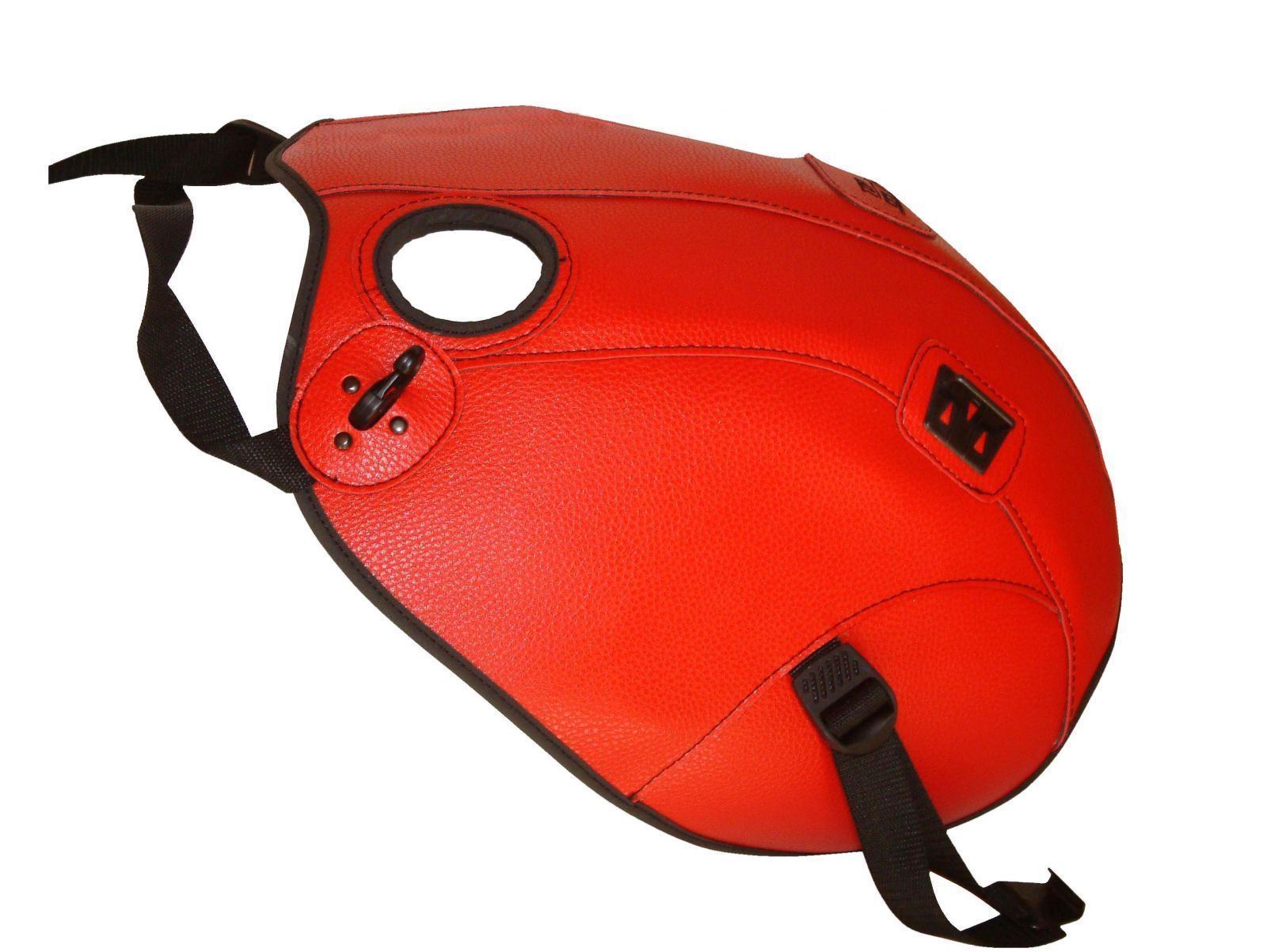 Housse de Réservoir Luxe Rouge et Noir pour BMW F650 GS Finition Sport Top Sellerie