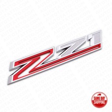 Para Chevy 19-21 Silverado Z71 Guardabarros Lateral Letra Sport Logo Emblema Insignia Cromo