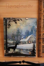 Benld Illinois IL DIXCEL Service Station Gaudio Ruffatto Thermometer Advertising