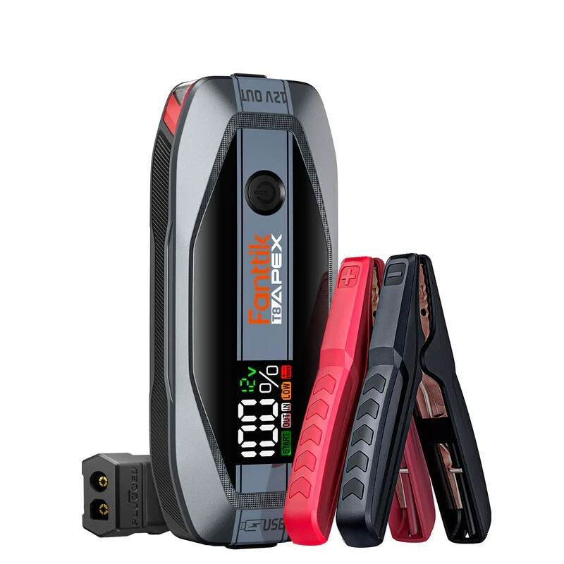 Fanttik T8 APEX 2000 Amp Jump Starter, 20000mAh Car Battery Pack