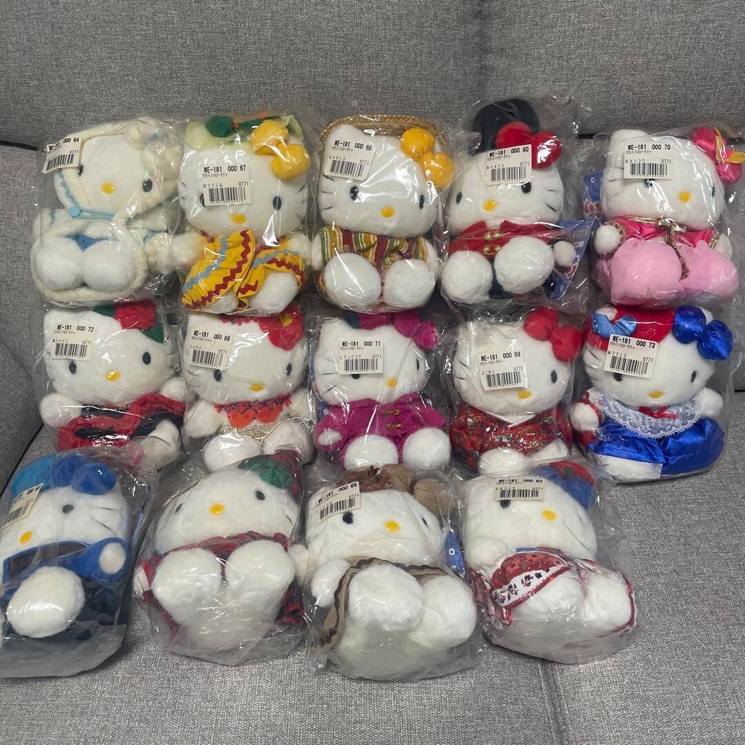Sanrio Hello Kitty of the World Plush 14 Countries Complete Set | eBay