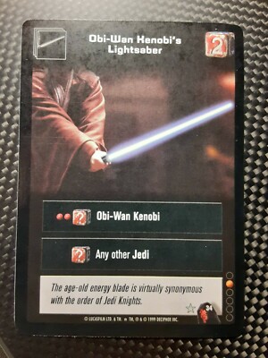 Decipher Star Wars Young Jedi Menace Maul CCG RARE UNPLAYED BB Kenobi Lightsaber