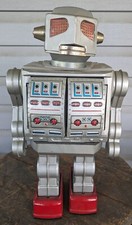 Vintage Super Space Giant Robot By Metal House Japan Tin