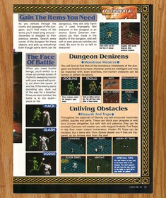 The Immortal RPG Dungeon EA  NES - 2 Page Video Game Print Ad Poster Art 1991
