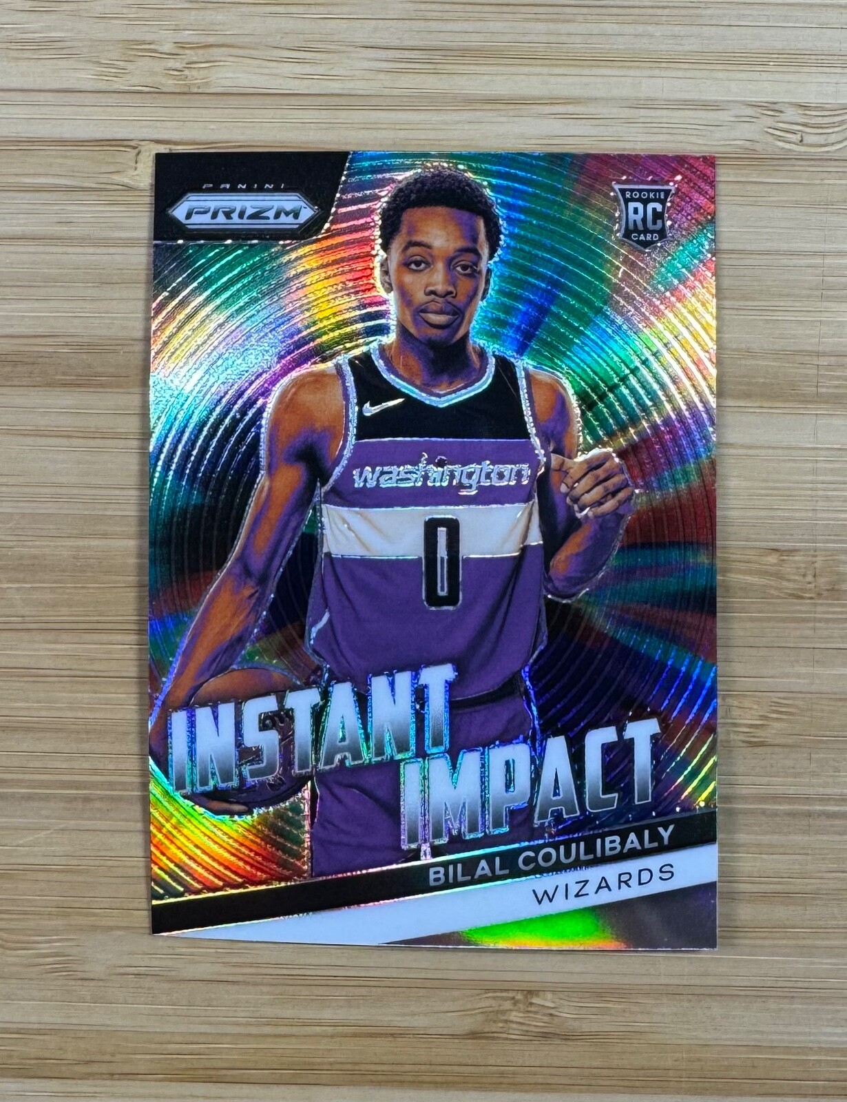 2023-24 PANINI PRIZM 19 - BILAL COULIBALY - INSTANT IMPACT - WIZARDS - *PRIZM*