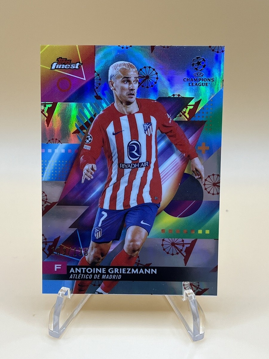 Antoine Griezmann 2024 Topps Finest Refractor Atletico De Madrid 