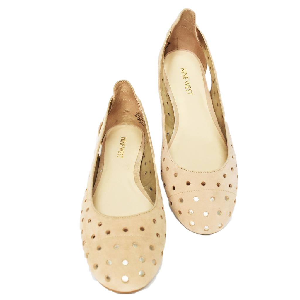 nine west beige flats