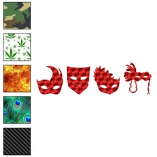 Opera Masks, Vinyl Decal Sticker, 40 Patterns & 3 Sizes, #7201