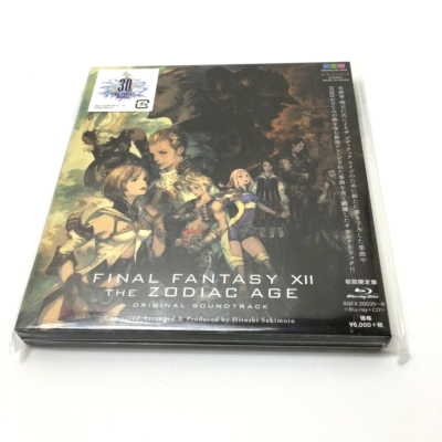 FINAL FANTASY XII THE ZODIAC AGE Original Soundtrack Blu-ray + CD