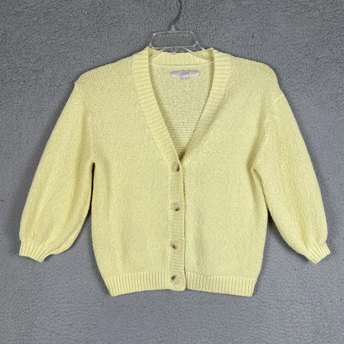 Loft yellow cardigan sale