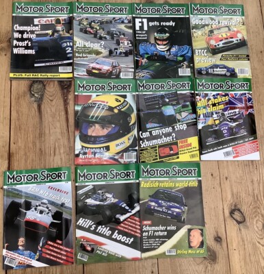 Motor Sport Magazine, 10 Issues from 1994, May and December are Missing