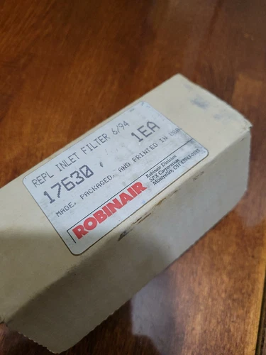 ROBINAIR 17630 REPLACEMENT INLET SUCTION FILTER H25-134 SF11H7 SPORLAN *NIB*