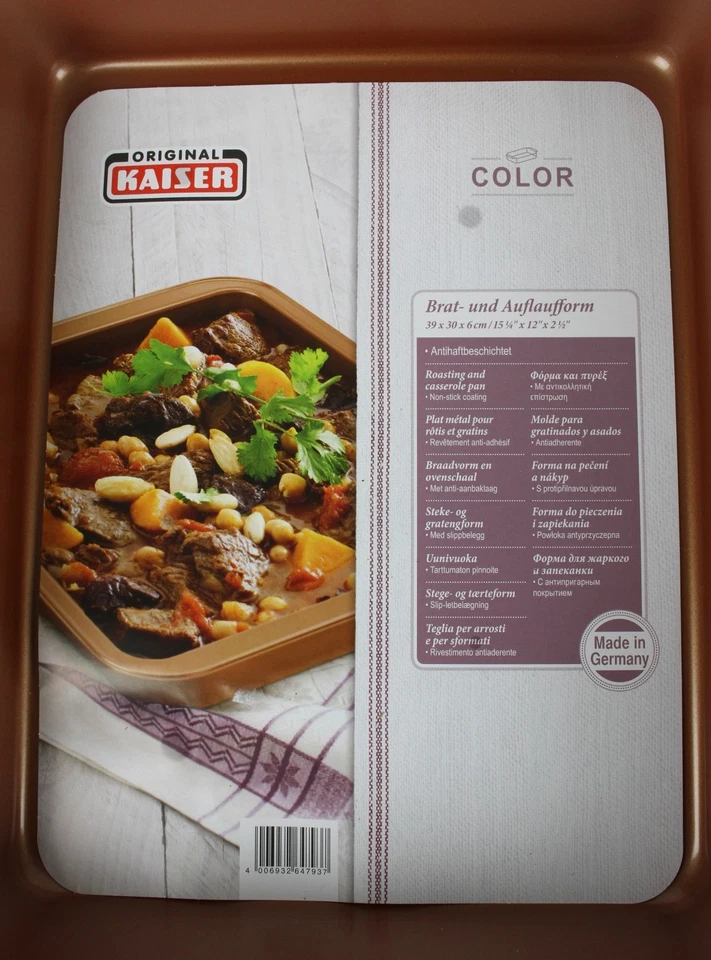 3-tlg Set original Kaiser Brat- & Auflauffom Backform antihaftbeschichtet F5-39 - Bild 4 von 4