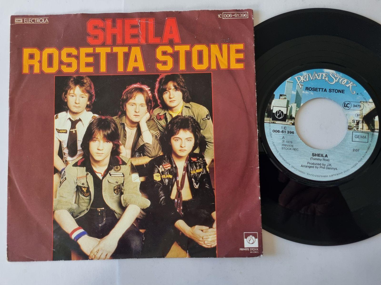7"" Single Rosetta Stone - Sheila Vinyl Germany