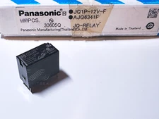 2PCS JQ1P-12V-F AJQ6341F Panasonic PCB Power Relay 12VDC SPDT 10A 250VAC 5-Pin