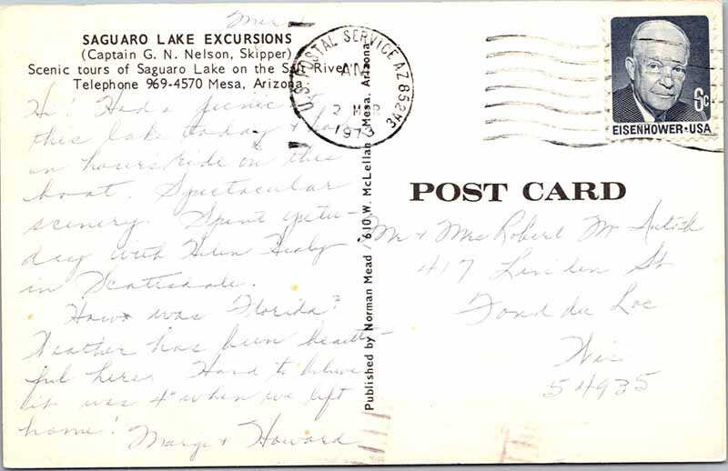 Postcard TOURIST ATTRACTION SCENE Mesa Arizona AZ 10/19 AK3219 eBay