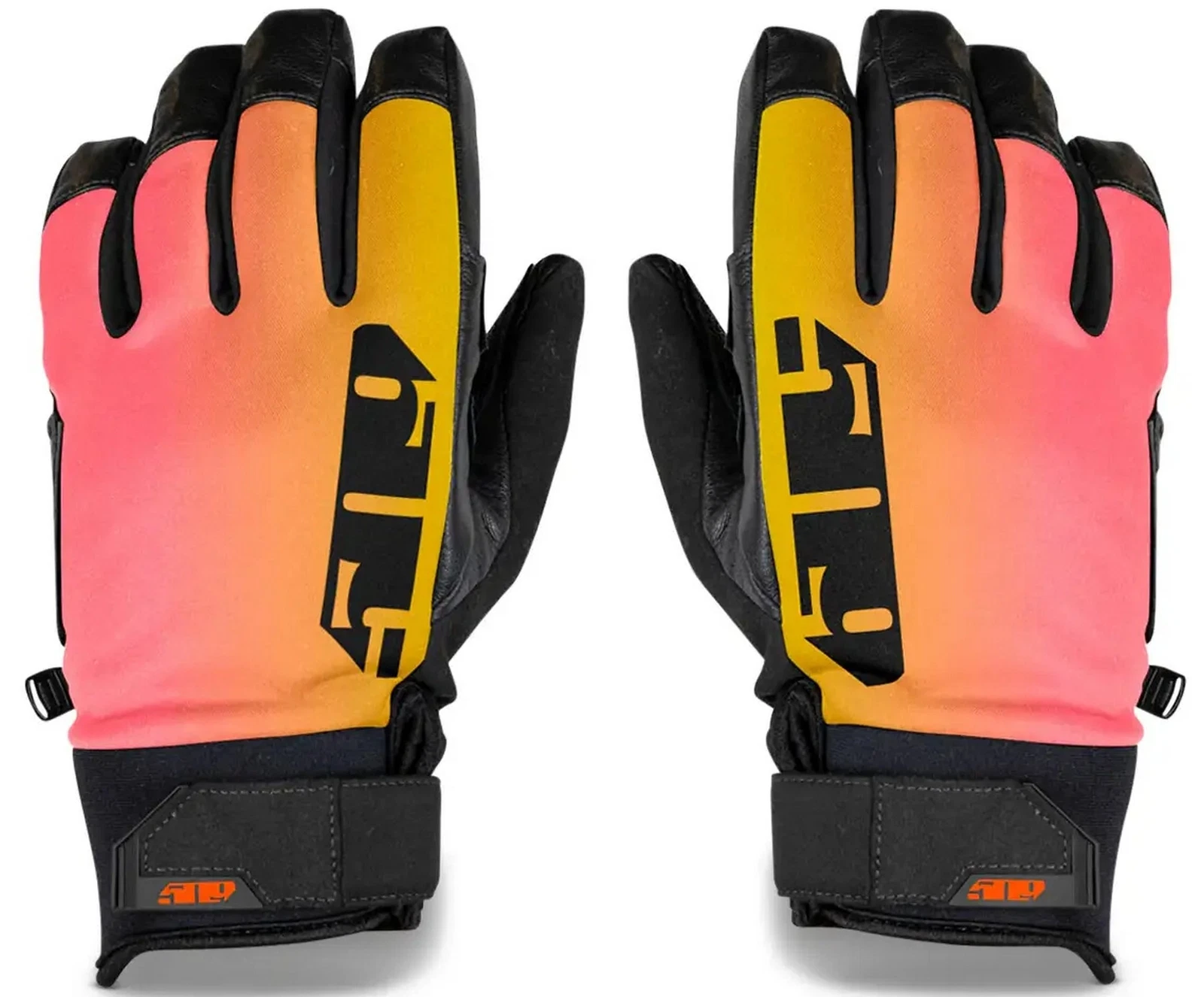 509 Freeride Mens Snow Gloves Orange Pop