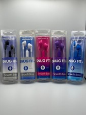Magnavox Snug Fit  Earbuds w/ Built-In Mic  Smooth Bass, Choose Your Color NEW