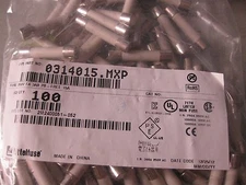 2X 0314015.MXP Cartridge Fuses 250V 15A Fast Acting Size/Group:3AB 6.3 mm x32 mm