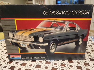 1986 MONOGRAM 1:24 Scale Model '66 MUSTANG GT-350H #2736 Sealed Parts Open Box
