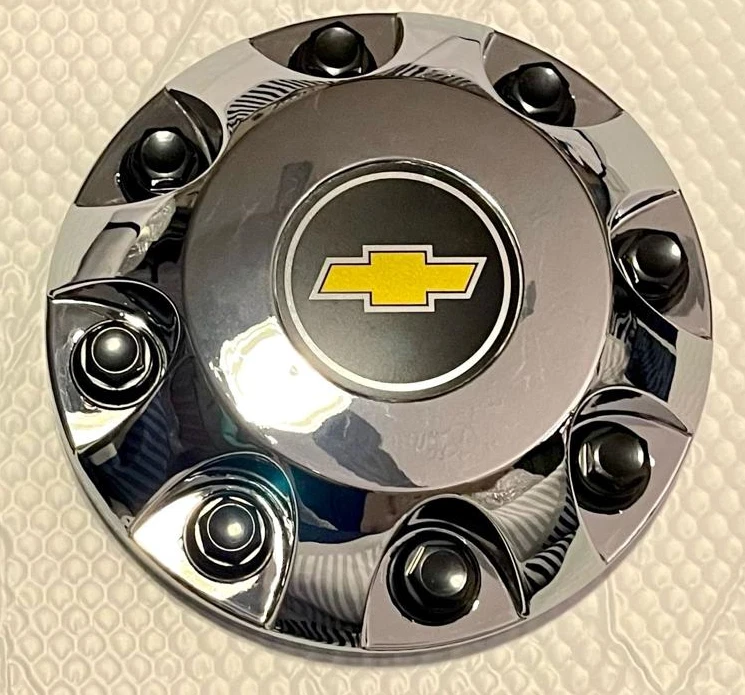 New 2011 2022 Chevrolet Silverado 3500 HD Dually Front Center Cap CHROME 9597796