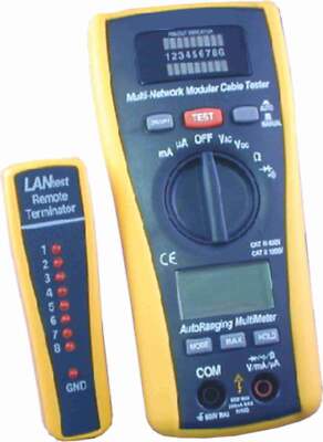 3 in 1 Digital Multimeter/LAN/Coaxial Tester