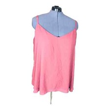 1435 TORRID SOPHIE CHIFFON DOUBLE LAYER SWING CAMI Mauve SZ 6X 6