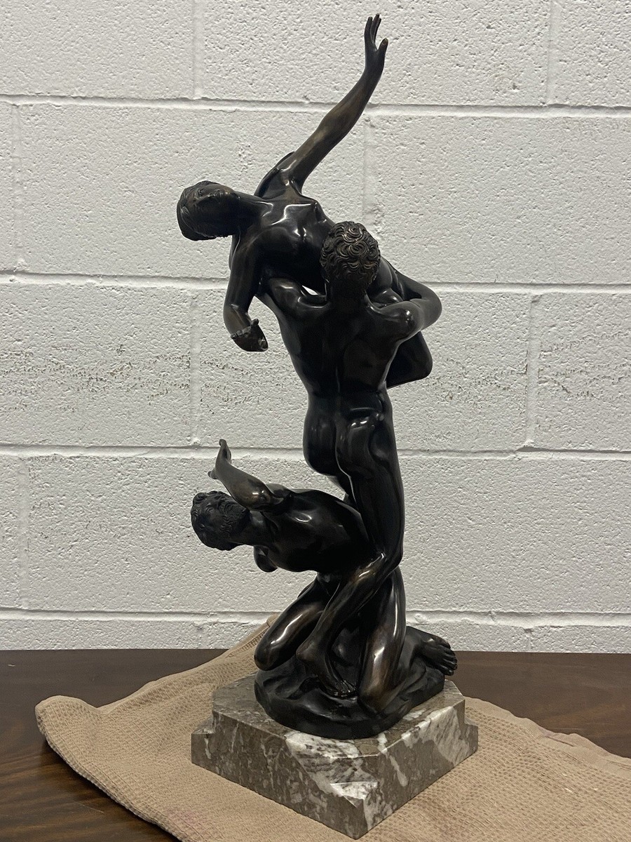 Jacqueline Bez (French, 1927) “The Three Dancers” Bronze Sculpture