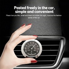 Round Household Car Analog Thermometer Hygrometer Humidity Monitor Meter Gauge