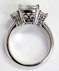 HSN Colleen Lopez Sterling Silver Cushion-Cut & Round White Topaz Ring Size 6 — photo 5