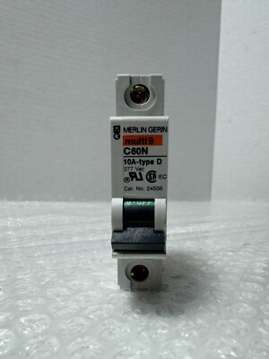 Merlin Gerin multi9 C60N Circuit Breaker 10 A Type D 277 VAC