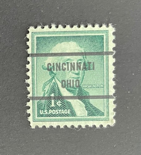 Cincinnati, Ohio Type 71 Precancel - 1 cent Washington - U.S. #1031 - OH