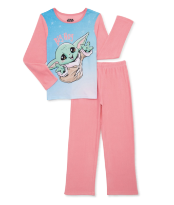 Baby Yoda piece Girls pajama set size 4/5 6/6X 7/8 10/12 NIP Big Hug Star  War