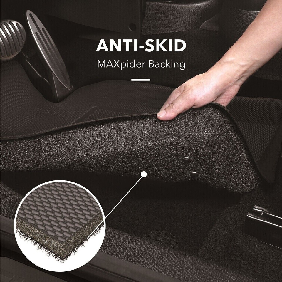 3D MAXpider KAGU 1st Row Floormat - Black | 2019-2023 Genesis G70 RWD (L1GS00511509) main image 0
