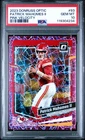 2023 PANINI DONRUSS OPTIC PINK VELOCITY #93 PATRICK MAHOMES II 5/79 PSA 10