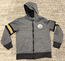 Youth Medium Pittsburgh Steelers Full Zip Jacket