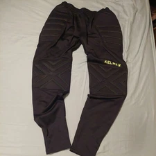 KELME Mens Soccer Goalie Goalkeeper Padded Trousers Bottoms Pants mens medium
