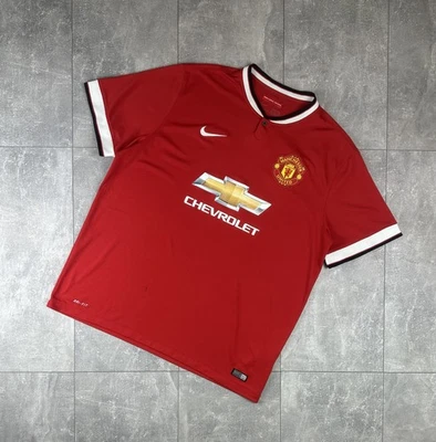 Maillot de football Nike Manchester United Home 2014/15 taille Xxl 611031-624 - Photo 1/4
