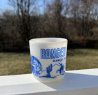 Ranger Joe Rancher Mug Vintage Cowboy Western Blue and White