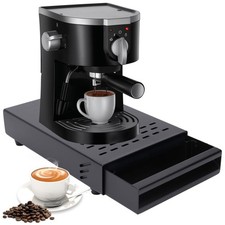 Stainless Steel Coffee Knock Drawer with Rubber Rod – Barista Grounds Box Café