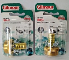Gilmour C12f 12 Hot Water Brass Hose Clinch Coupler Hose Repair 2pks