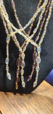 5 - center drop beaded necklaces
