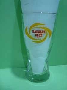 Vintage Harolds Club Hotel Casino Glass Reno Nevada