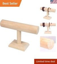 Versatile T-Bar Jewelry Holder - Space-Saving Display for necklaces  watches