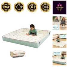 Lightweight Foldable 57" Play Mat with Reversible Design for Infants