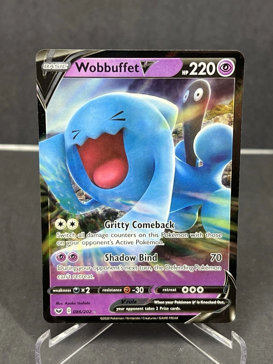 wobbuffet v pokemon card value - 191/202 - Sword & Shield - Full Art Holo The item may be similar but not exactly the same as the image (e.g Wobbuffet V (Full Art) 191/202