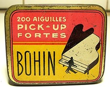 Boîte Aiguilles Gramophone BOHIN 1930 Needles Tin Phono Nadeldose C9